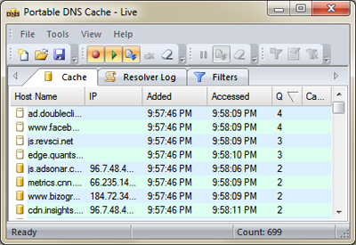 Portable DNS Cache screenshot